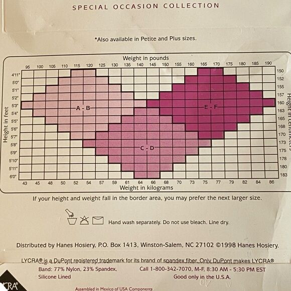 Hanes Silk Reflections Silky Sheer Thigh Highs Sandalfoot Soft Taupe Size EF NEW - Picture 6 of 6